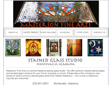 Tablet Screenshot of mastersonfinearts.com